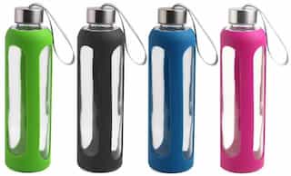 Reusable Glass Water Bottle