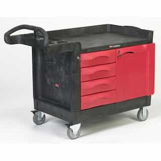 Cart with 4-drawer and Cabinet, Small