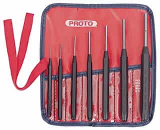 Proto® Industrial Tools - 7 Piece Drive Pin Punch Set