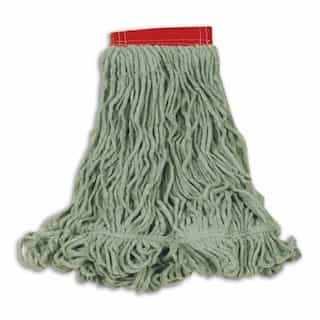 Green, Large Cotton/Synthetic Super Stitch Blend Mop Heads