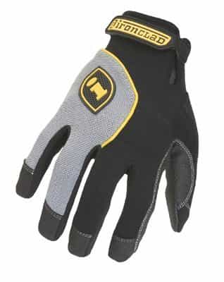 Large Black/Gray Heavy Utility Gloves