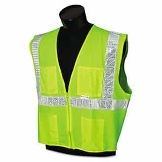 Medium Deluxe Lime Safety Vest
