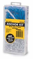 100 Screws & Anchors Kit