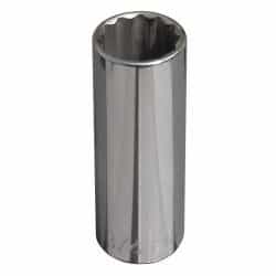 Klein Tools 1/2-Inch Drive 11/16'' Deep 12-Point Socket