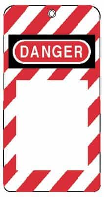 Danger Do Not Operate Lockout Tagout