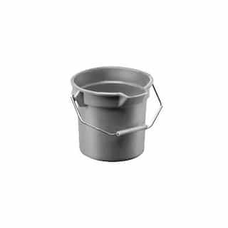Rubbermaid Brute Gray Plastic Round 14 Gal Bucket w/ Pouring Spout ( Rubbermaid 2614 GRA)