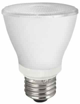 7W PAR20 LED Bulb, Dimmable, Flood, E26, 120V, 2400K