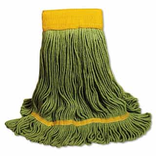 Green, X-Large EchoMop Looped-End Recycled PET Content Mop Head