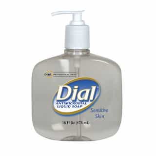 Liquid Dial Antimicrobial Soap For Sensitive Skin 16 oz. Pump