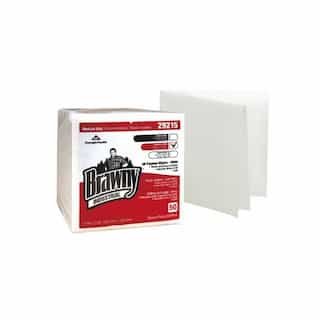 Brawny Industrial White All-Purpose 1/4-Fold Wipers