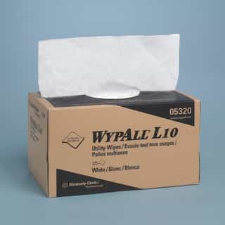 WypAll L10 White Unility Wiping Paper Towels