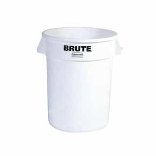 Brute White Round 32 Gal Containers