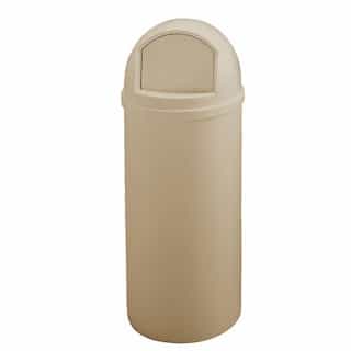 Marshal Beige Classic 15 Gal Container w/ Hinged Door