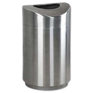 ECLIPSE Silver 30 Gal Fire-Safe Steel Receptacle