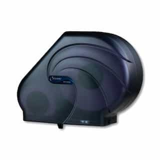 Reserva Black Roll Bath Tissue Dispenser w/ Stub Roll Compartment