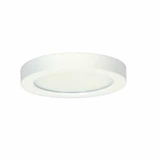 18.5W 9" Round LED Flush Mount, 2700K, Dimmable, White