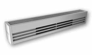 Off White, 240V, 1250W Architectural Baseboard Heater, Standard Density