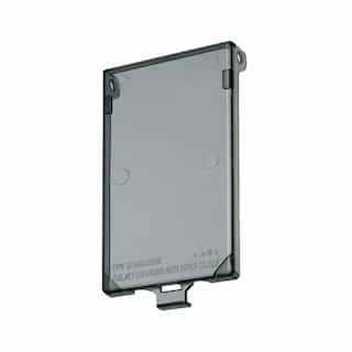 1-Gang IN BOX Replacement Cover, Horizontal, Clear
