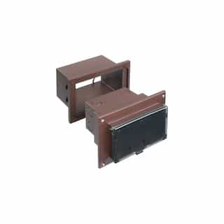 Low Profile InBox w/ Adapter for New Brick, Horizontal, BR/BR