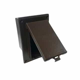 Low Profile InBox w/ Adapter for New Brick, Vertical, WH/CL