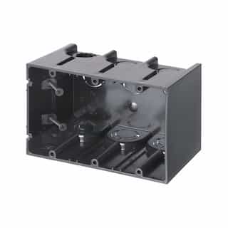 3-Gang One-Box Outlet Box, Vertical