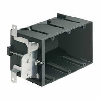 3-Gang Adjustable Outlet Box for New Construction
