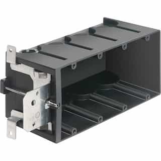 4-Gang Adjustable Outlet Box for New Construction