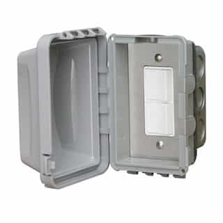 Schwank 4000W Electric Heater Switch, Flush Mount, Outdoor, Single Duplex