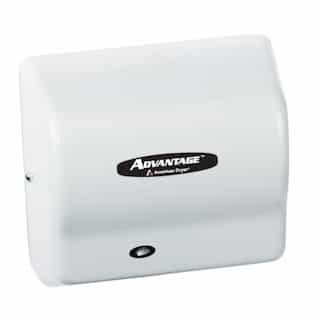 World Dryer Replacement Cover Assembly for Advantage AD90-SS Dryer, White ABS