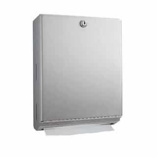 Stainless Steel C-Fold or Multifold Paper Towel Dispenser