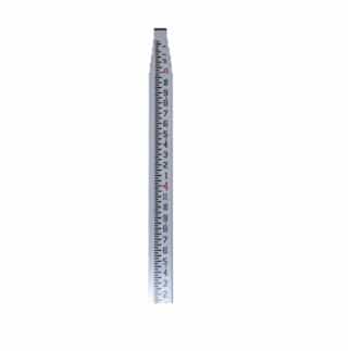 25-ft Telescoping Rod, Feet/Inches/8ths, Fiberglass