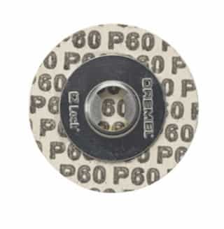 Dremel 1-1/4-in EZ411SA EZ Lock Sanding Disc, 60 Grit