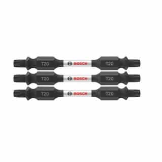 2.5-in Impact Tough Double-Ended Bit, T20, 3 Pack