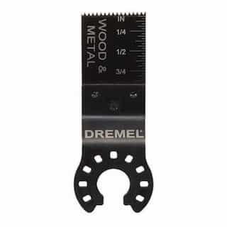 Dremel 3/4-in Wood & Metal Flush Cut Blade, Universal Quick-Fit