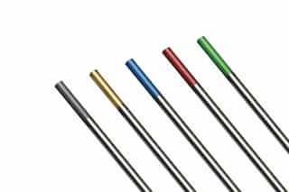 Tungsten Electrodes, 3/32 in Dia., 14 in Long, 5 lb, Carbon Steel