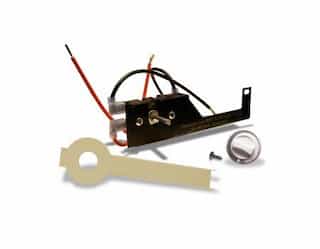 Built-In, Double-Pole Thermostat Kit for Register Wall Heater, Almond