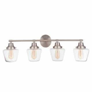Craftmade Essex Vanity Light Fixture w/o Bulbs, 4 Lights, E26, Polished Nickel