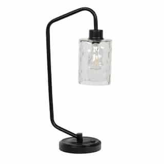 Indoor Metal Base Table Lamp Fixture w/o Bulb, E26, Flat Black