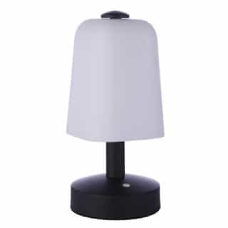 5W LED Outdoor Rechargeable Portable Table Lamp, 3000K, Midnight