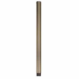 Craftmade 12-in Downrod for Pendant Lights, Satin Brass