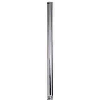 18-in Downrod for Pendant Lights, Chrome