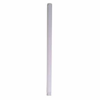3-in Downrod for Pendant Lights, White