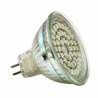 2.5W LED MR16 Bulb, Blue LED, 48 SMD, 2-Pin Base, Verde Green