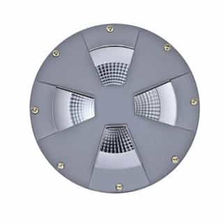 12W Multi-Color LED In-Ground Well Light, A23, 2700K, Gray