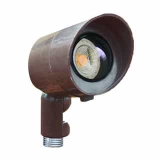 4W LED Directional Spot Light, MR16, Bi-Pin, 12V, 6500K, Bronze