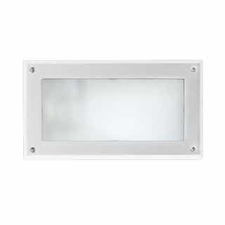 Dabmar 5W LED Corrosion Resistant Recessed Step Light w/ Open Face, G24 LED, 5000K, White