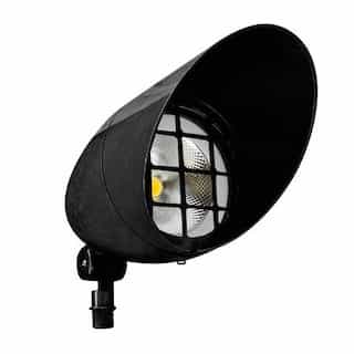 18W LED Directional Spot Light, PAR38, 120V-277V, 6400K, Black