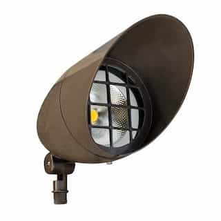 18W LED Directional Spot Light, PAR38, 120V-277V, 6400K,  Bronze