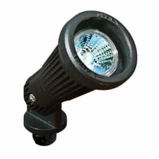 5W LED Aluminum Directional Spot Light, MR16, 12V, 2700K, Black