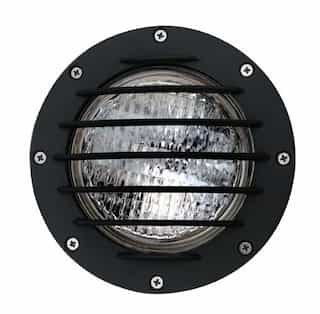 6W LED Well Light w/ Grill, In-Ground, PAR36, Black